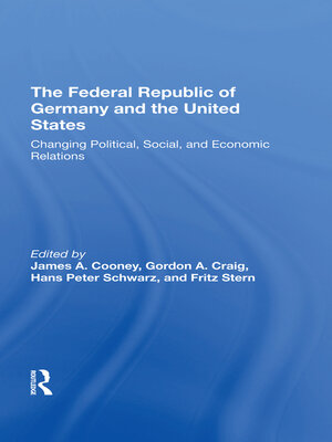 cover image of The Federal Republic of Germany and the United States
